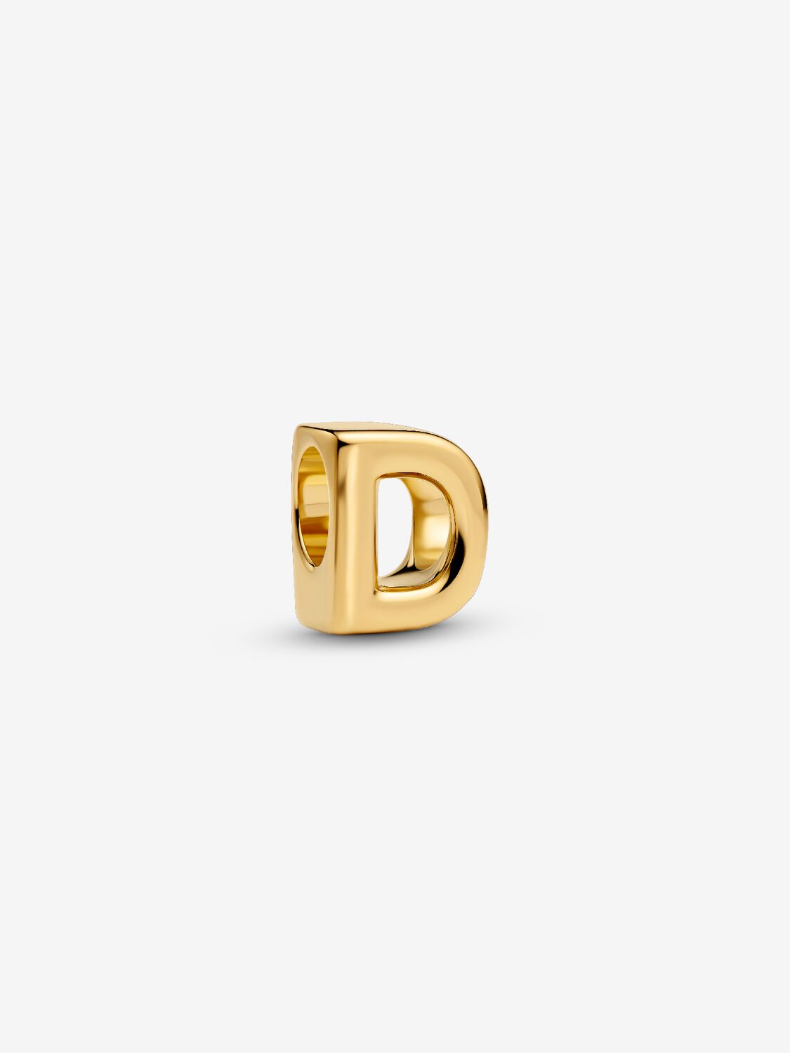 Buchstabe D Alphabet -Mini-Charm 14 Karat Vergoldung Hauptbild