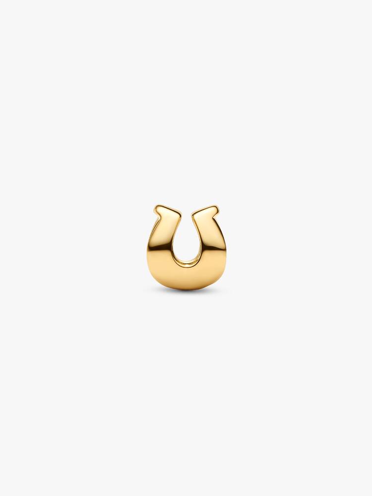 Hufeisen Mini-Charm 14 Karat Vergoldung Zweitbild