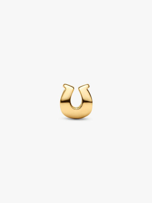 Hufeisen Mini-Charm 14 Karat Vergoldung