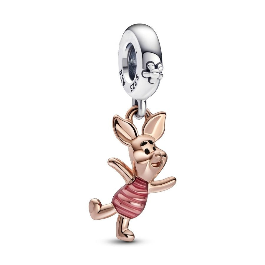 Charm-Anhänger Winnie Puuh Ferkel 14 k Rosé Vergoldet Hauptbild