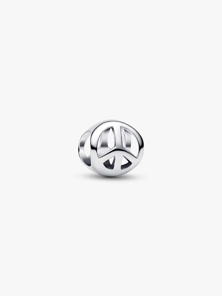Friedens-Symbol Mini-Charm Sterling-Silber Hauptbild