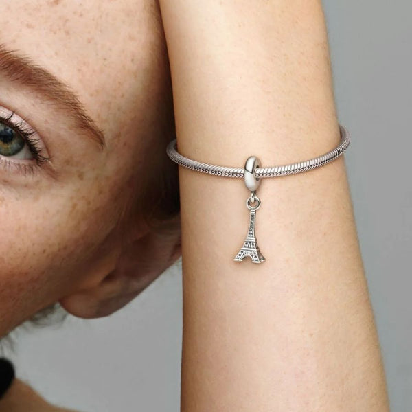 Charm-Anhänger Eifelturm Paris Sterling-Silber