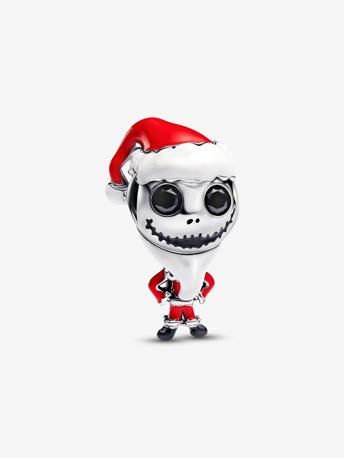 Nightmare Before Christmas Jack Skellington Charm Sterling-Silber Hauptbild