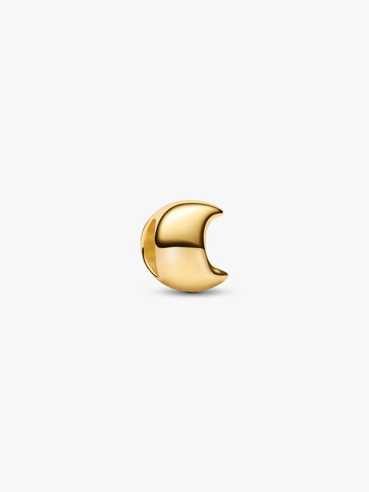 Mond Mini-Charm 14 Karat Vergoldung Hauptbild