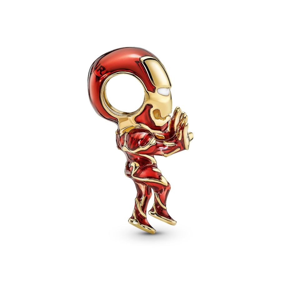 Charm The Avengers Iron Man 14k Vergoldet