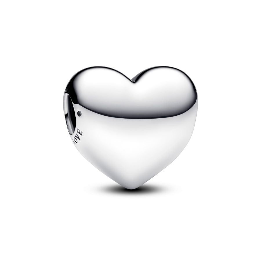 Charm Be Love Gravierbares Großes Herz Silber