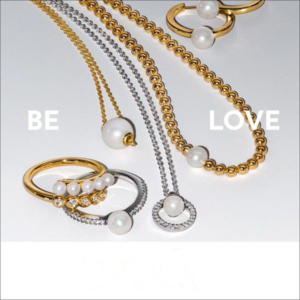 393167C01 Halskette Collier Süßwasserzuchtperle Silber