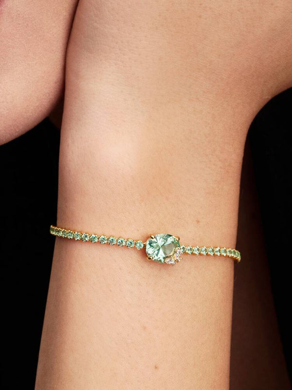 Bridgerton Schmetterling Schiebeverschluss Tennisarmband