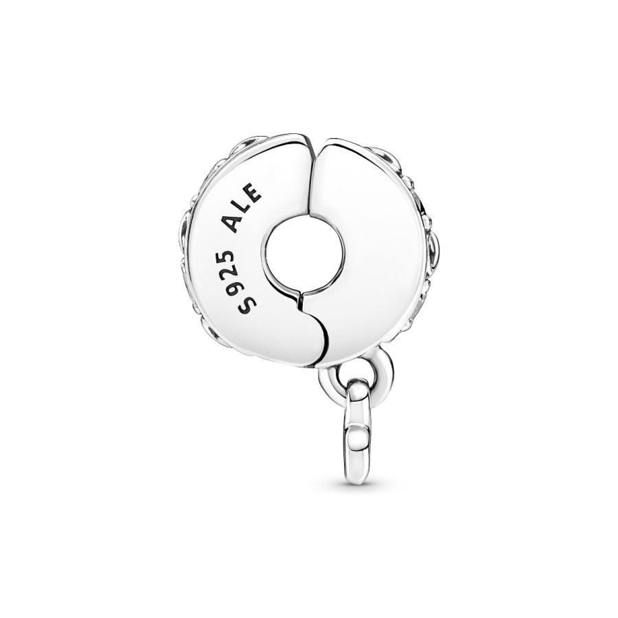 Clip-Charm Familie Für Immer Pavé Zirkonia Sterling-Silber