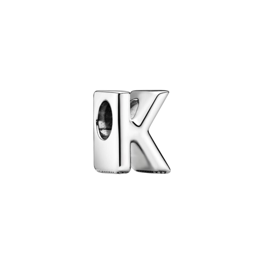 Charm Buchstabe Letter K Silber Hauptbild