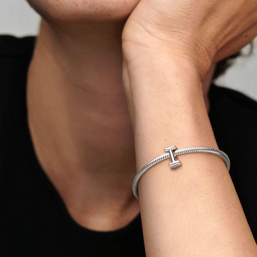 Charm Buchstabe Letter I Silber Zweitbild