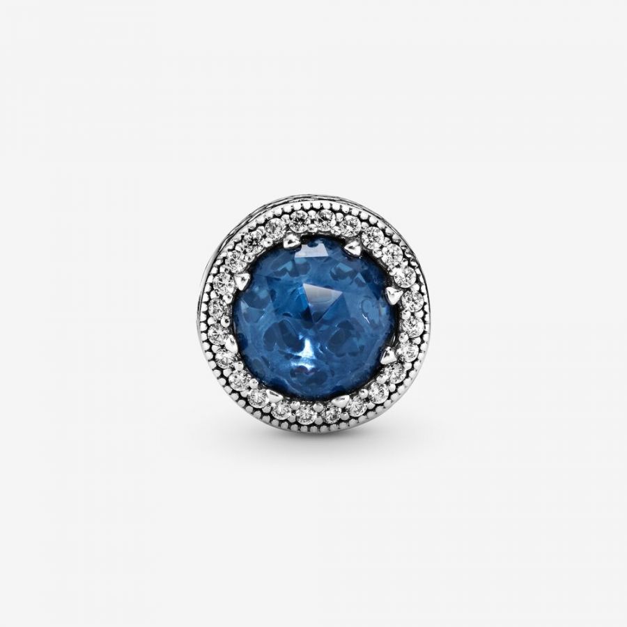 Charm Mitternachtsblauer Strahlenkranz der Herzen Zweitbild