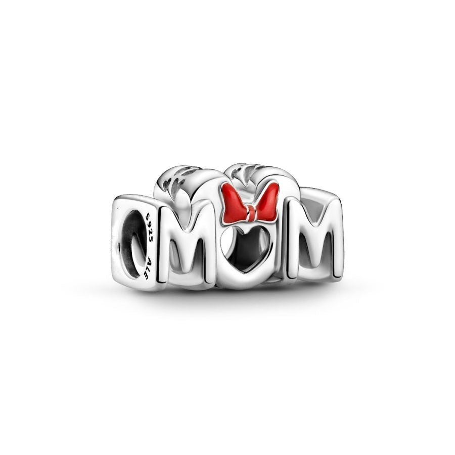 Charm Minnie Maus Schleife Mum Sterling-Silber Hauptbild
