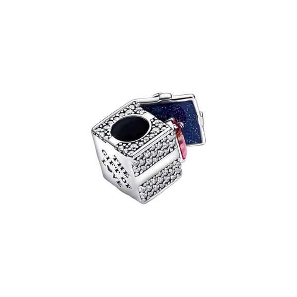 Charm Funkelndes Geschenk Herz Rot Sterling-Silber