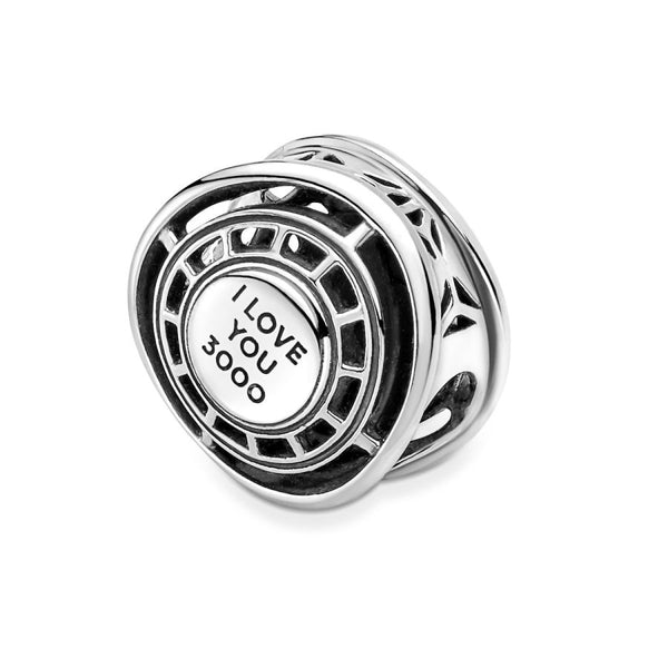 Charm The Avengers Iron Man Arc-Reaktor Silber