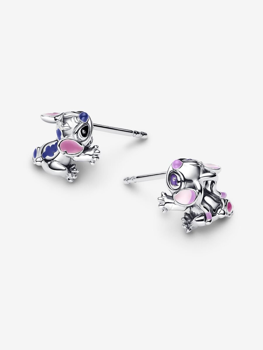 Stitch & Angel Ohrstecker Sterling-Silber Hauptbild