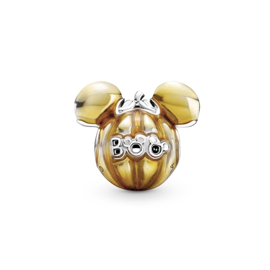 Charm Micky Maus Kürbis Sterling-Silber