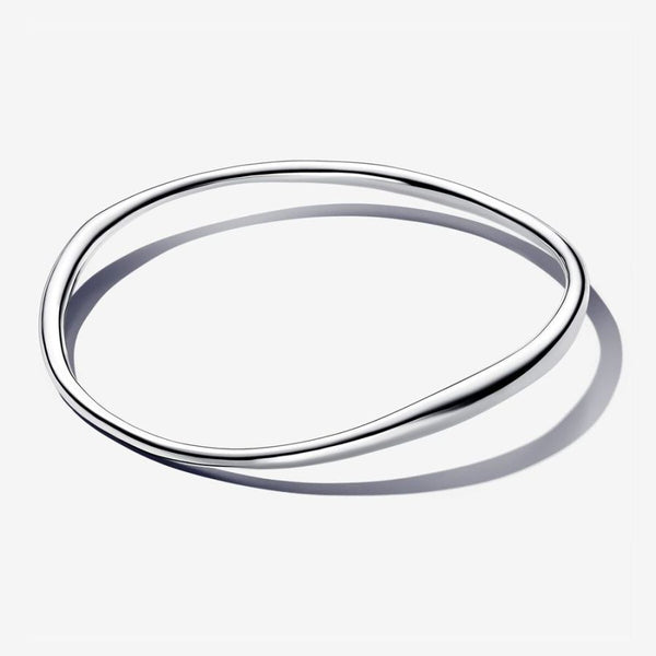 Essence Armreif Organisch Geformt Silber
