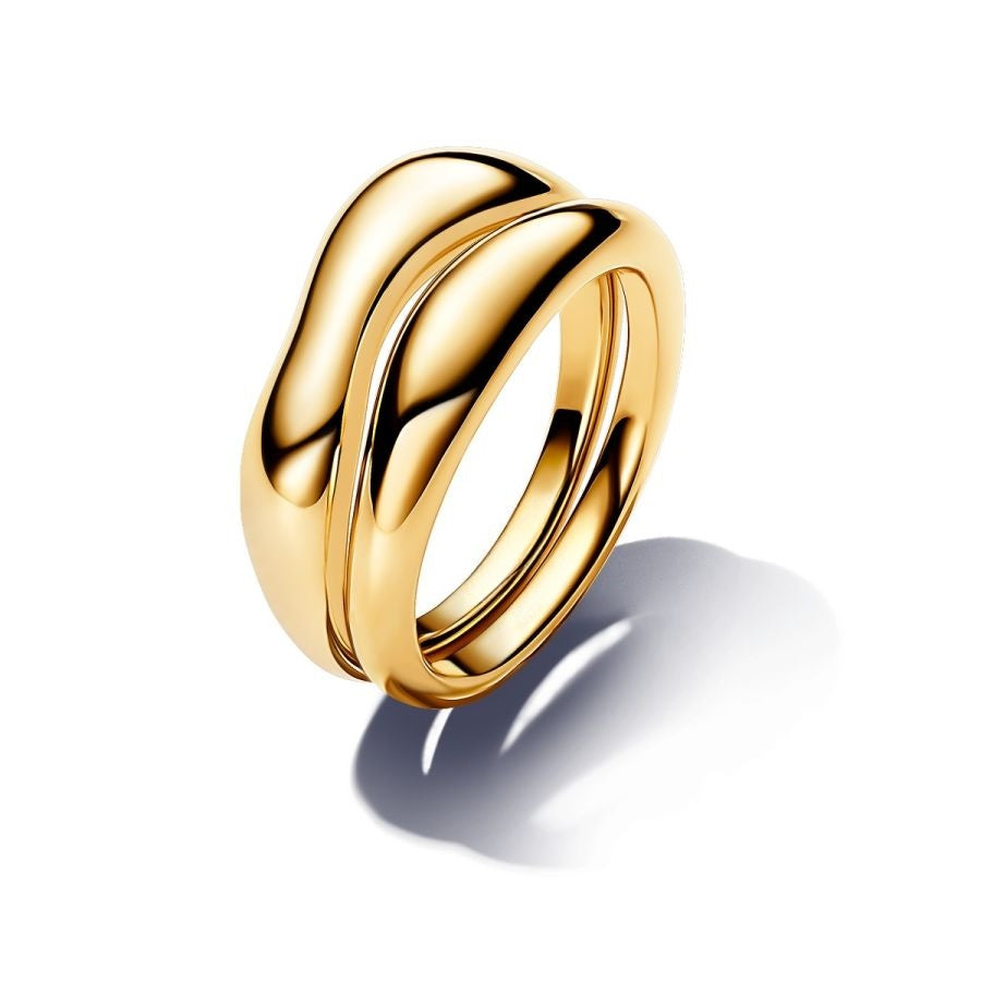 Essence Ring Stacking Geformt Vergoldet Hauptbild