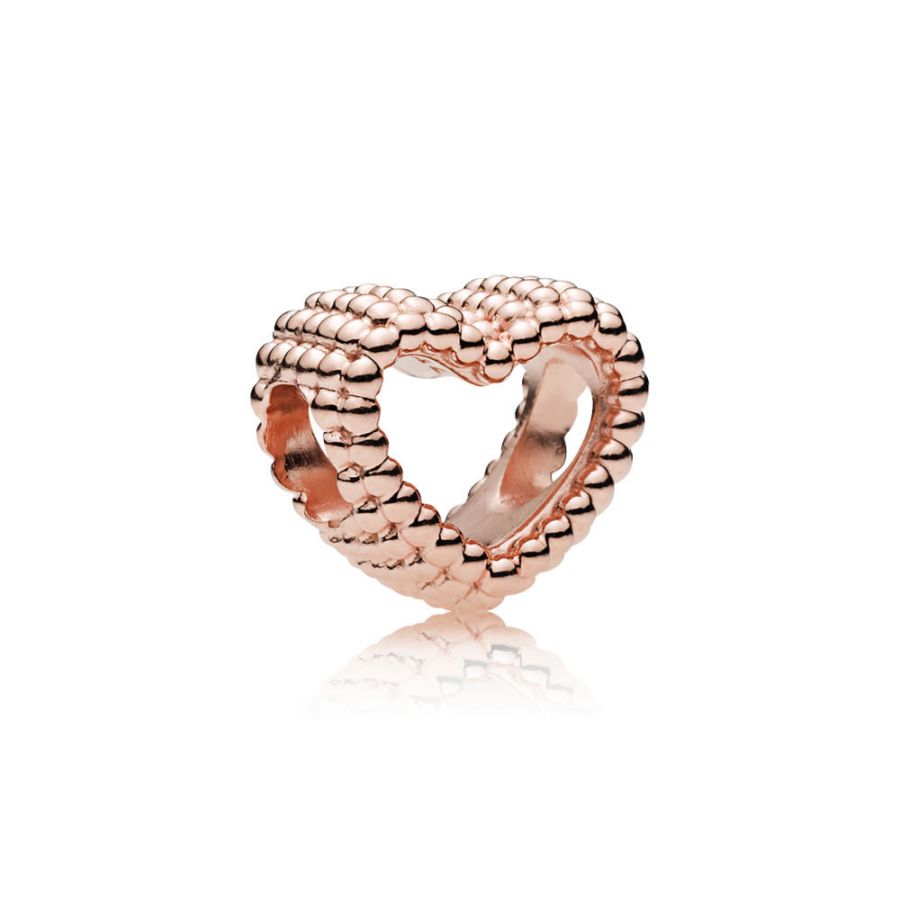 Rose  Original Charm Beaded Heart Hauptbild