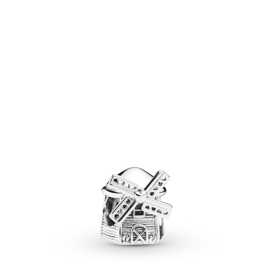 Charm Windmill Windmühle Sterling-Silber Zweitbild