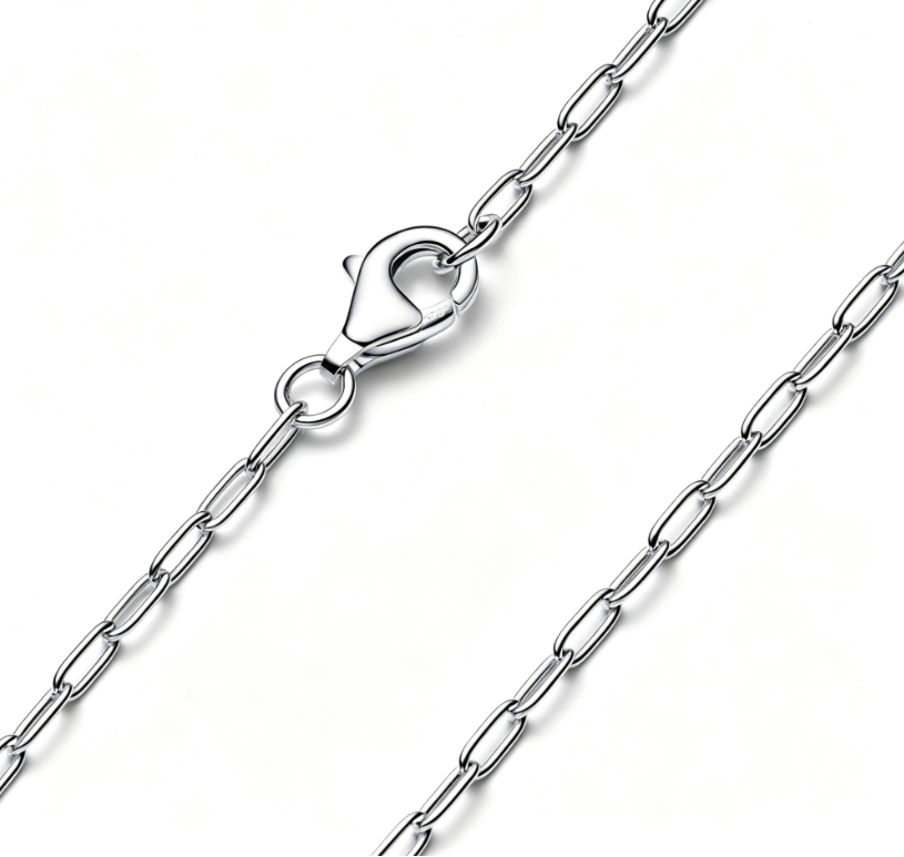 Gliederhalskette Verlängert Sterling-Silber 70 cm 393416C00