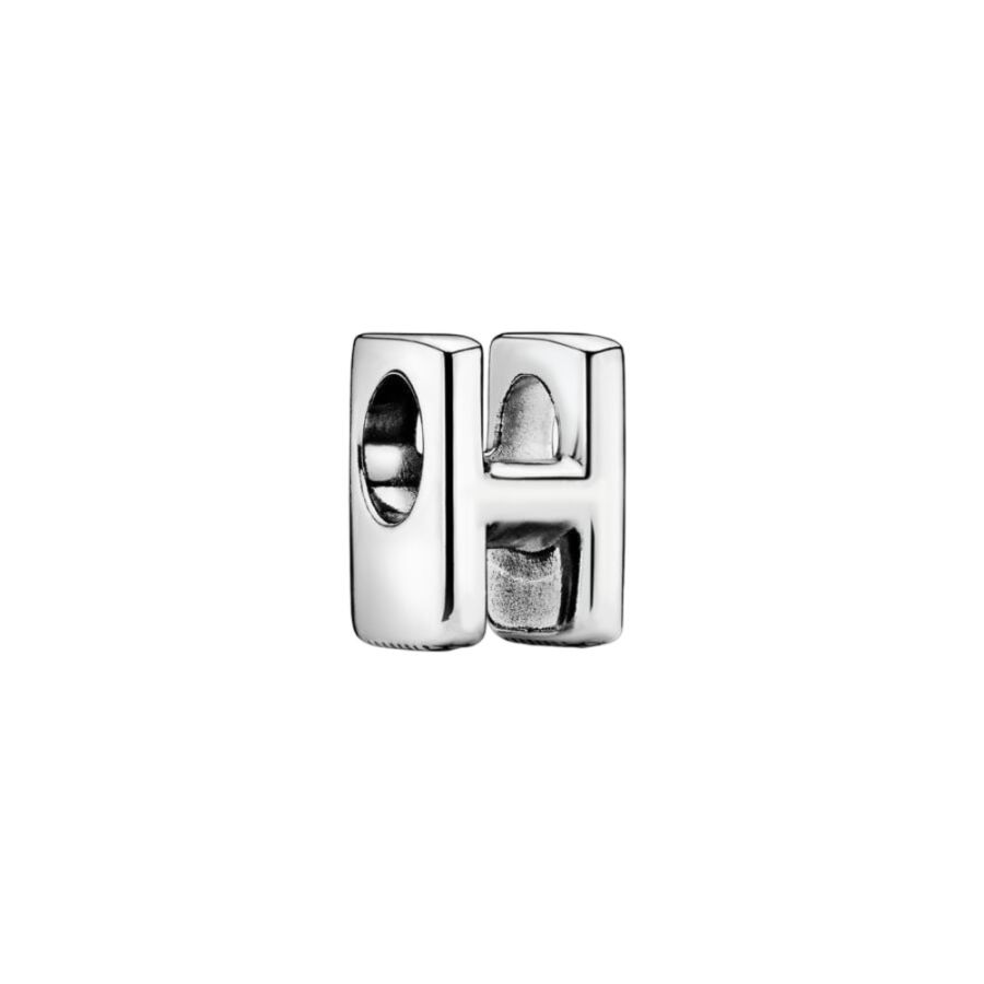 Charm Buchstabe Letter H Silber Hauptbild