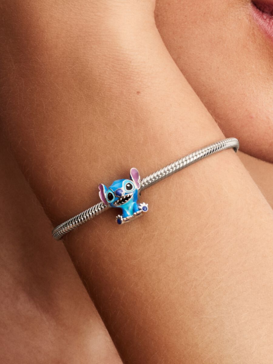 Stitch Charm Sterling-Silber