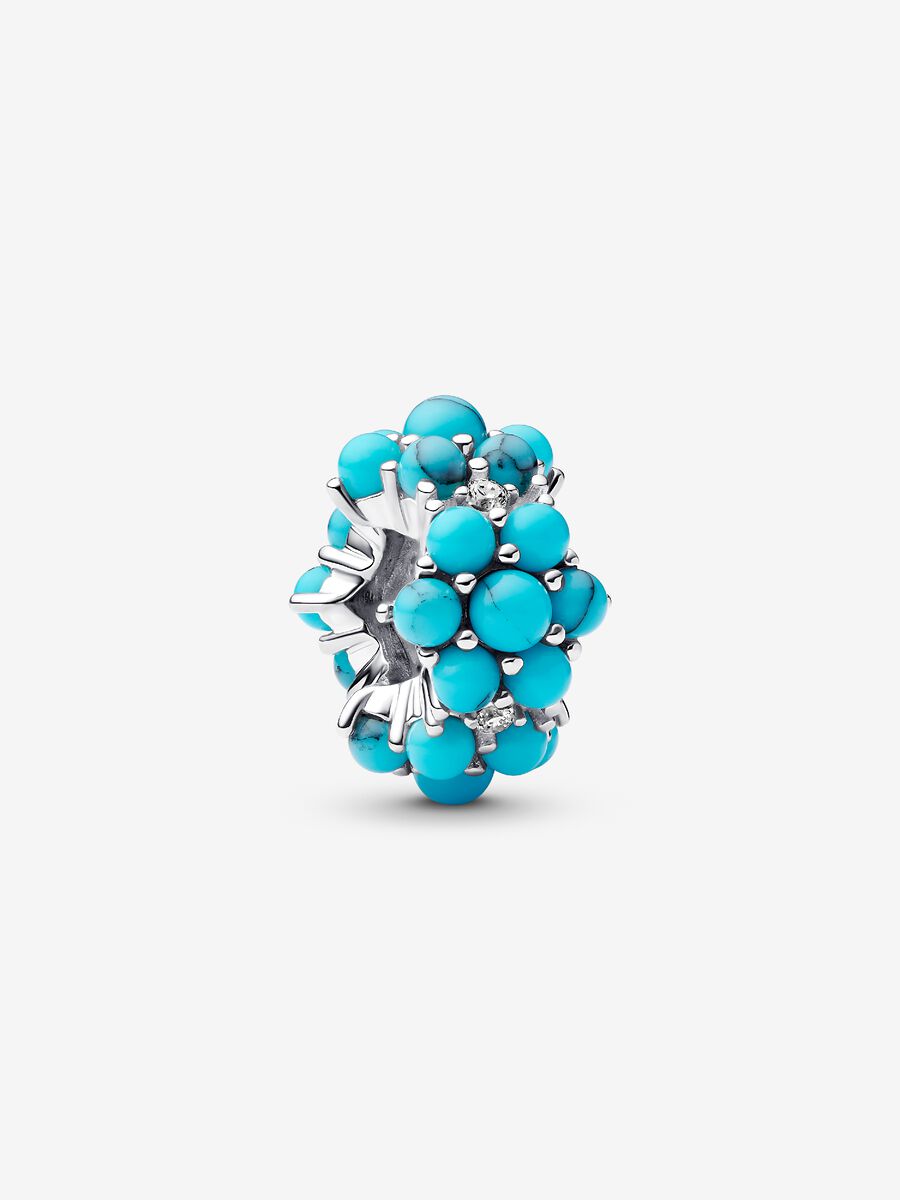 Türkisfarbenes Ozean Charm Sterling-Silber Hauptbild