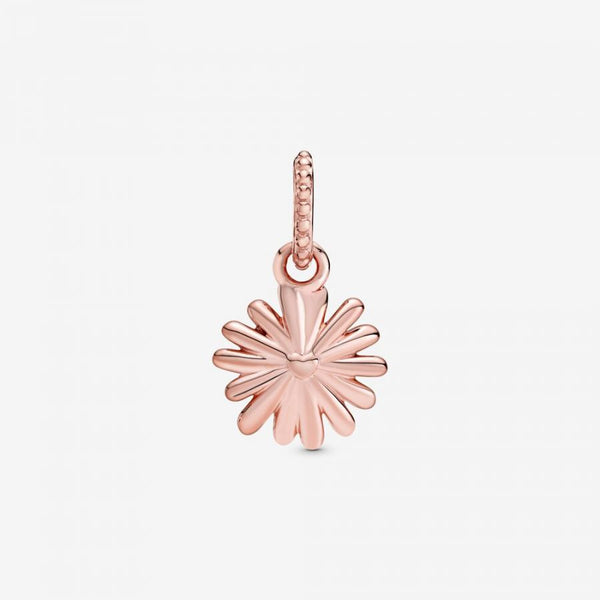 Rose  Charm-Anhänger Rosafarbenes Gänseblümchen