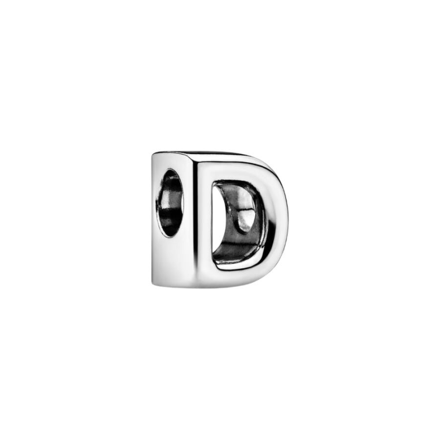 Charm Buchstabe Letter D Silber Hauptbild