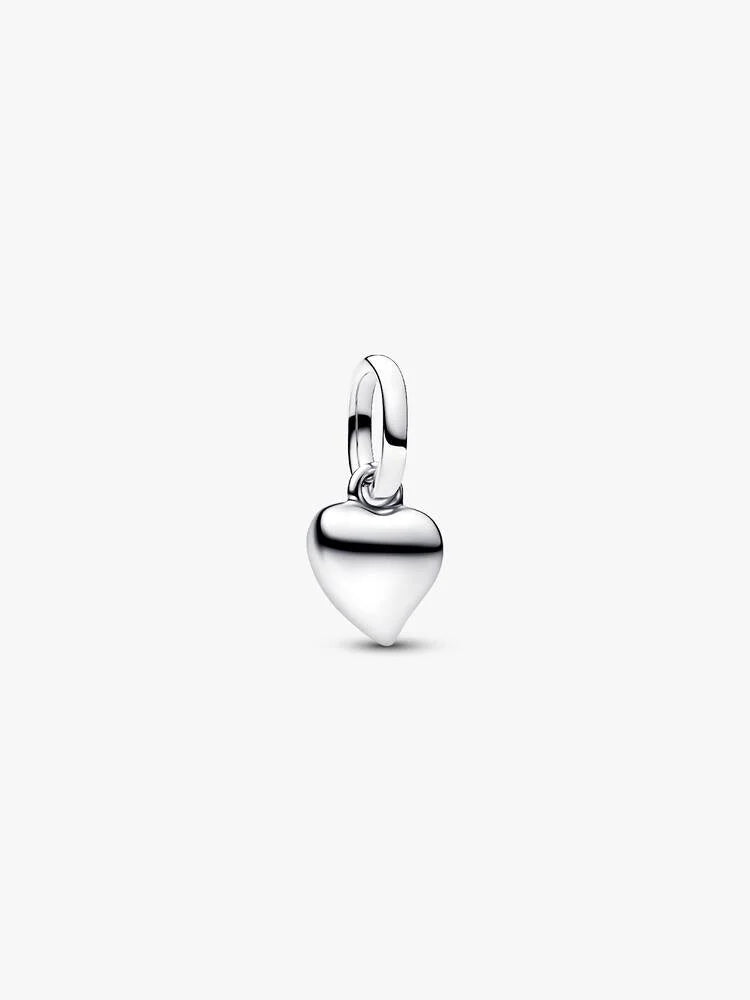 Herz Mini-Charm-Anhänger Sterling-Silber Hauptbild