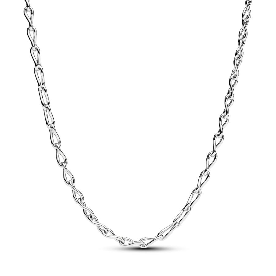 393052C00 Halskette Unendlichkeitszeichen Sterling-Silber 50 cm