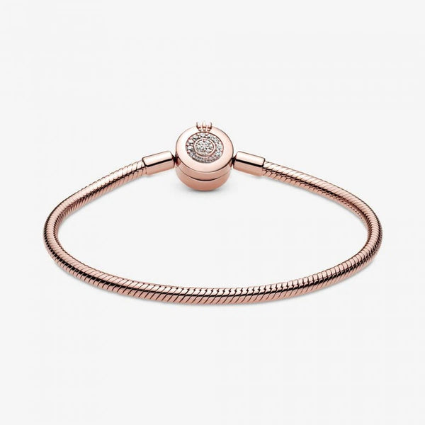 Rose  Schlangen-Gliederarmband Funkelndes Crown O