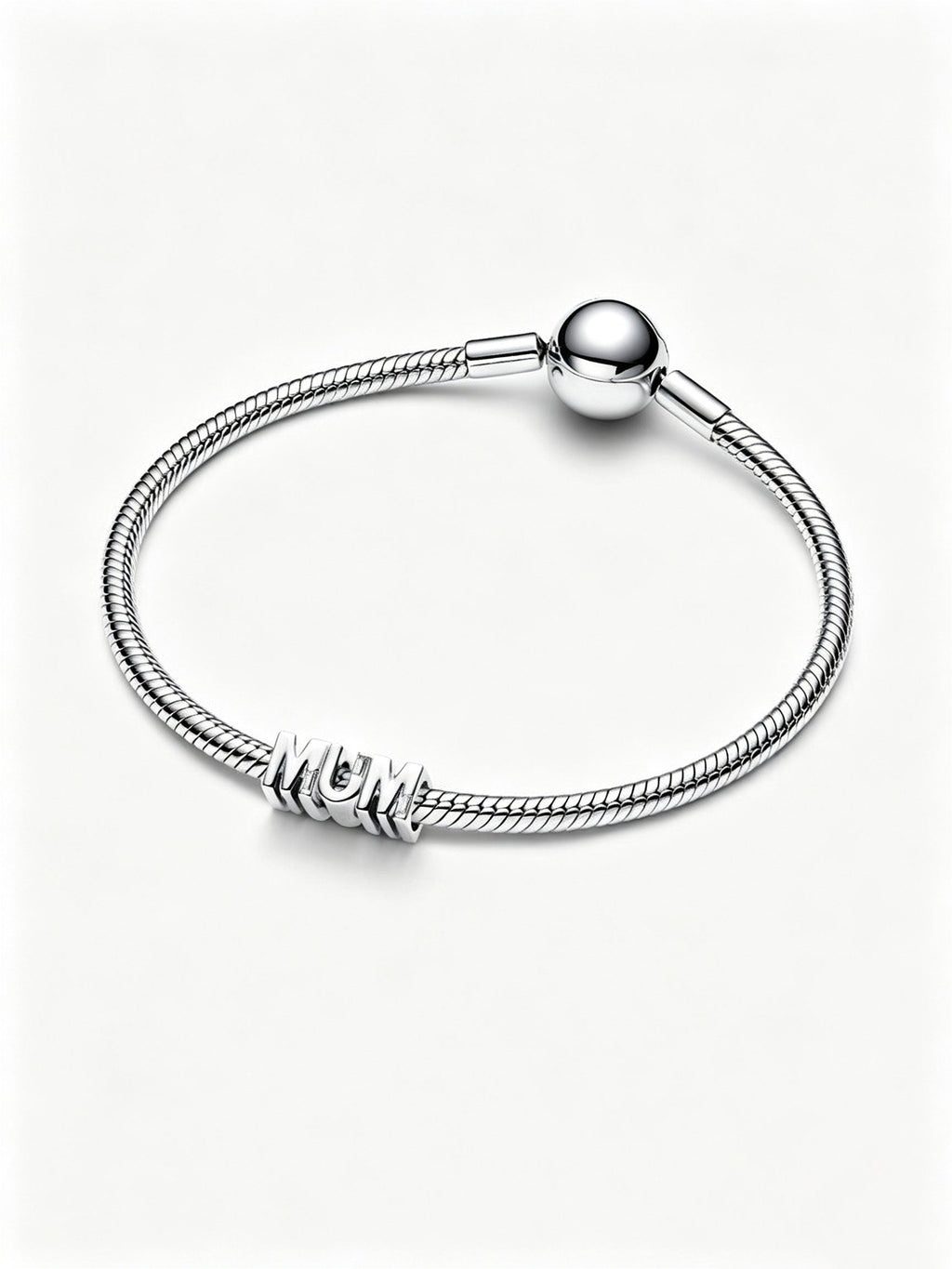 Wendbares Mum-Charm Sterling-Silber