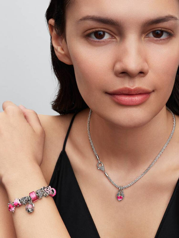 Turteltauben Charm-Anhänger Sterling-Silber