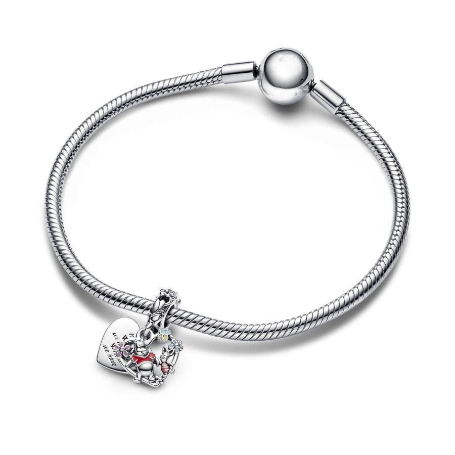 Charm-Anhänger Winnie Puuh Ferkel Sterling-Silber