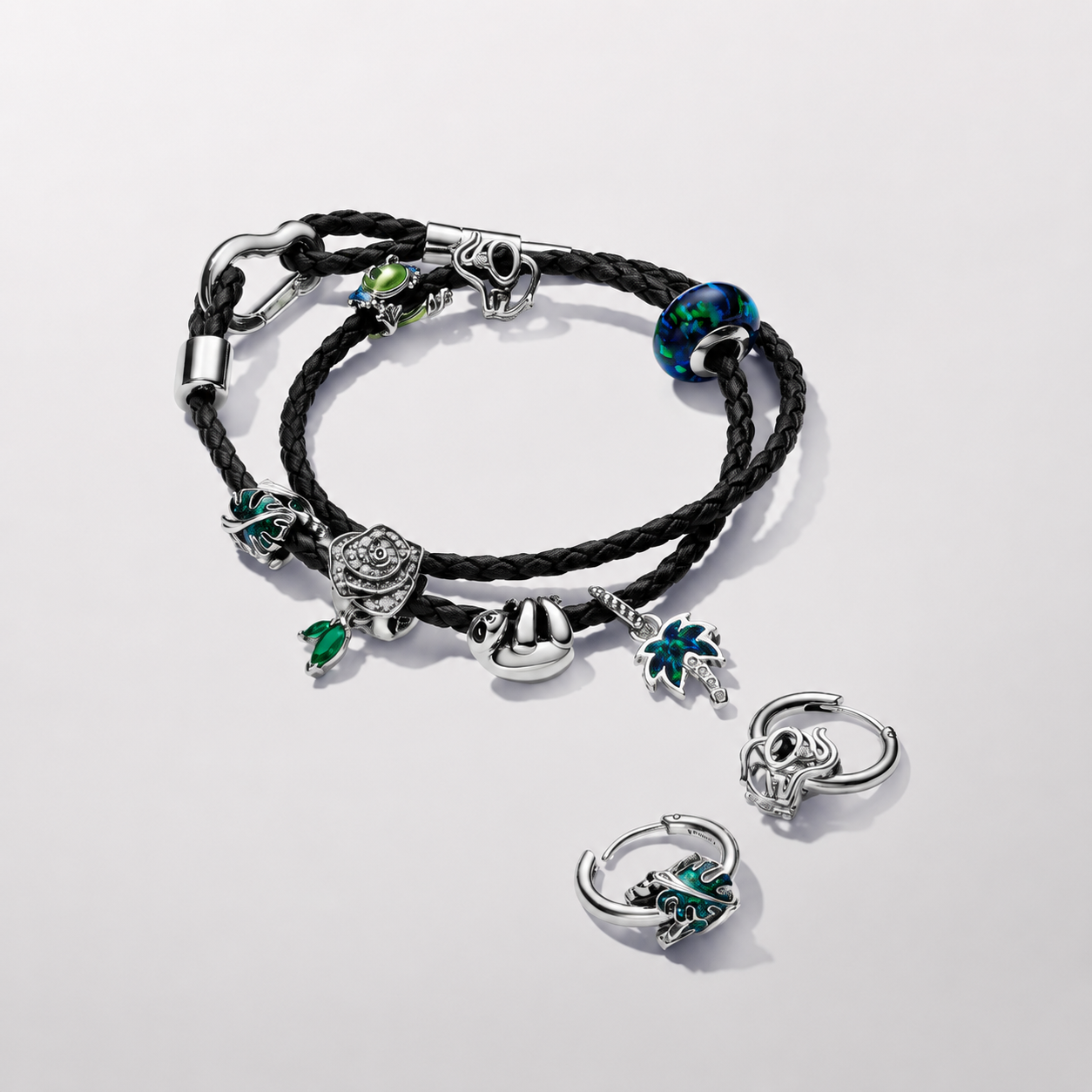 Armband Geflochtenes Leder Braun