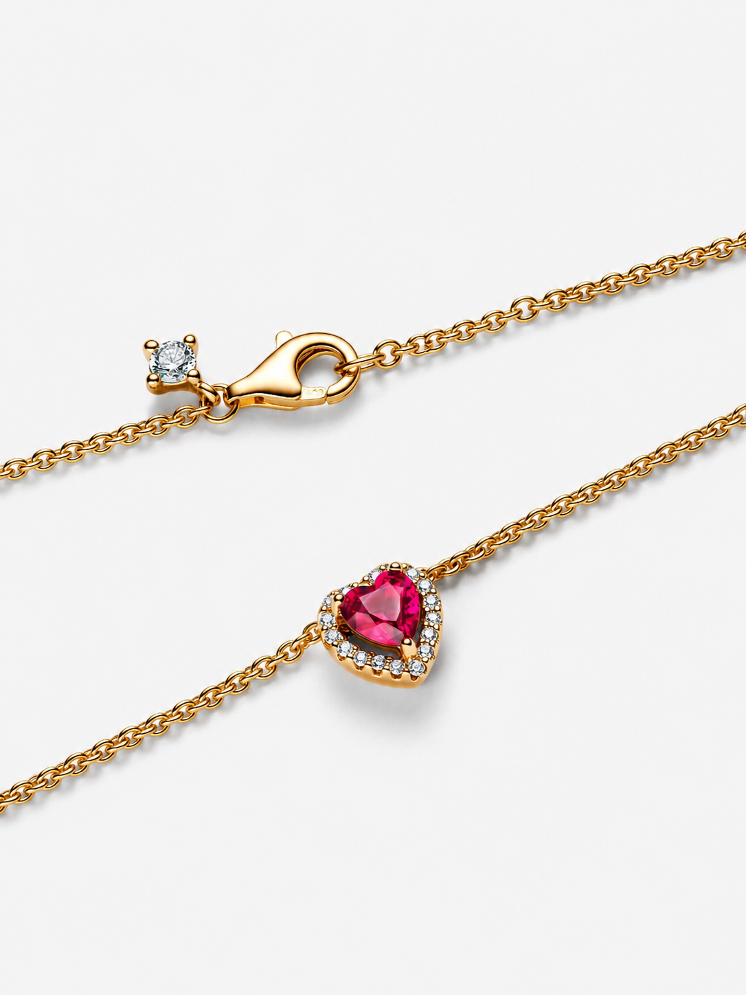 Elevated Heart Necklace 14 Karat Vergoldung Zweitbild