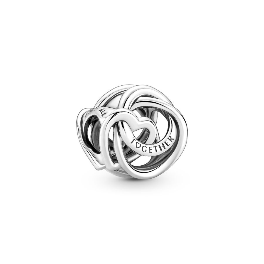 Charm Familie Für Immer Verschlungenes Herz Sterling-Silber Hauptbild