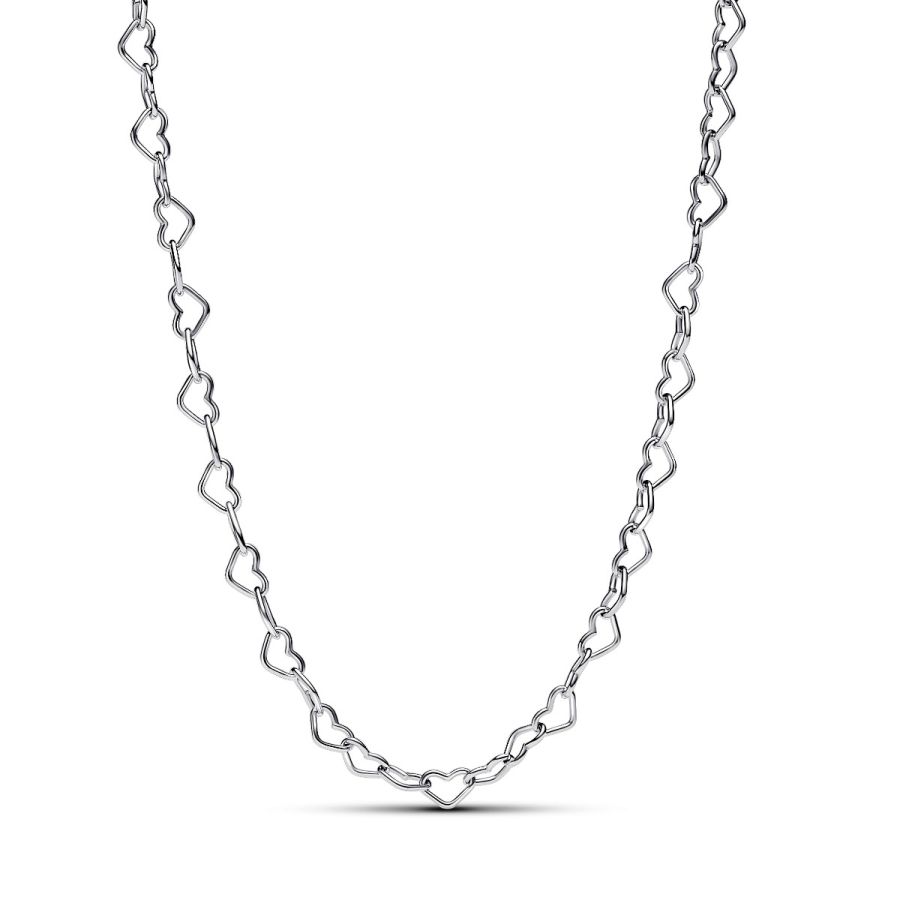 Collier-Halskette Verbundene Herzen Silber 393334C00 Hauptbild