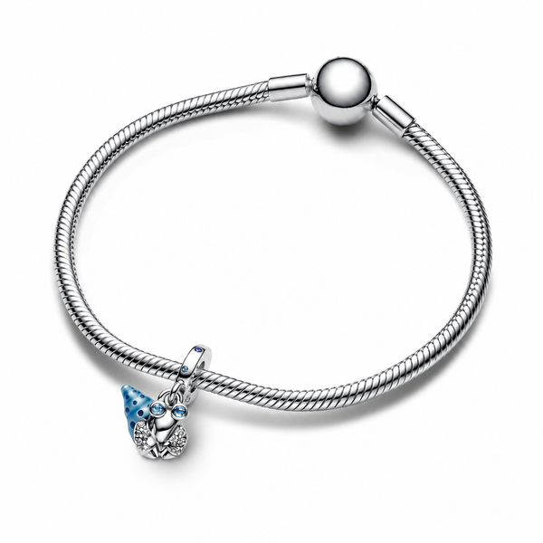 Charm-Anhänger Glow In The Dark Einsiedlerkrebs Sterlingsilber
