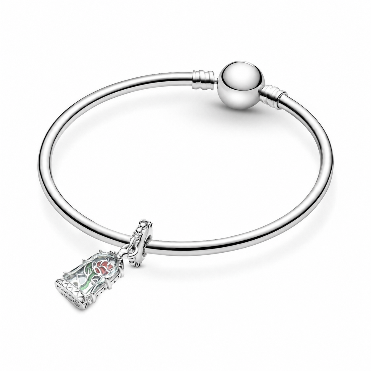 Charm-Anhänger Die Schöne & das Biest Verzauberte Rose
