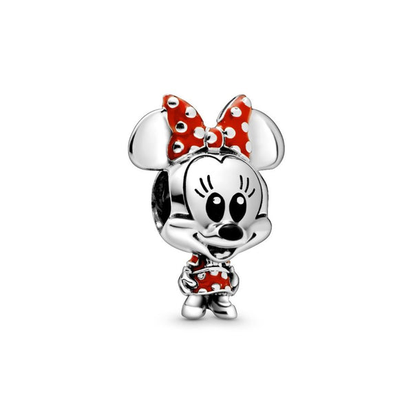 Charm Minnie Maus Gepunktetes Kleid und Schleife