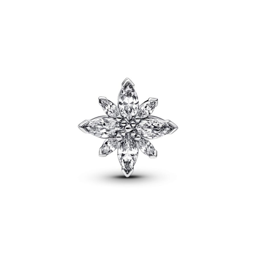Charm Funkelnder Polarstern Zirkonia Sterling-Silber Zweitbild
