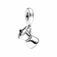 Charm-Anhänger Espressokanne Zirkonia Sterling-Silber