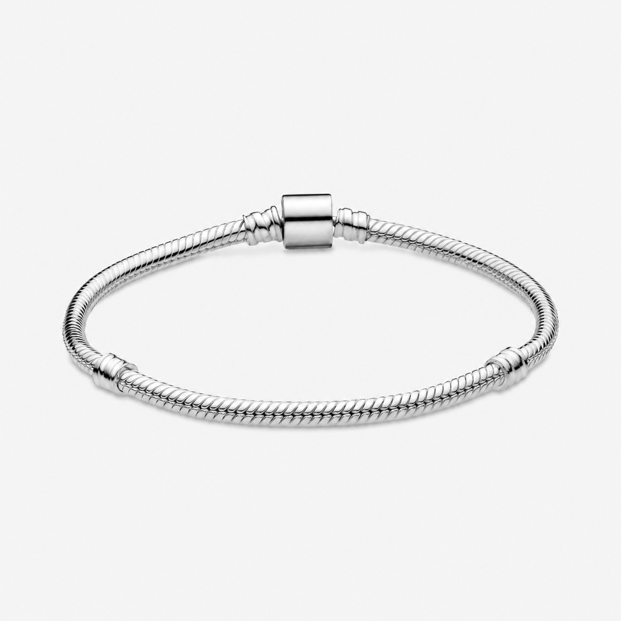 Schlangen-Gliederarmband Zylinder-Verschluss Zweitbild
