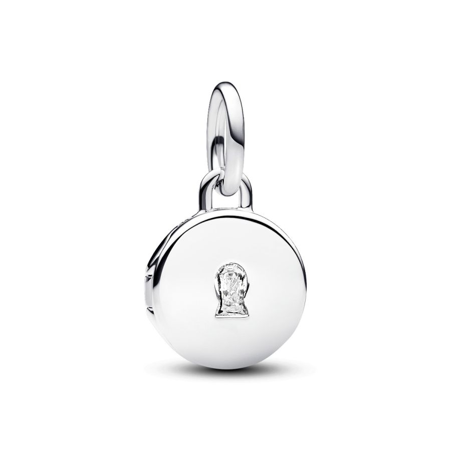 763066C01 Charm-Anhänger Aufklappbar & Gravierbar Liebesmedaillon Silber Hauptbild