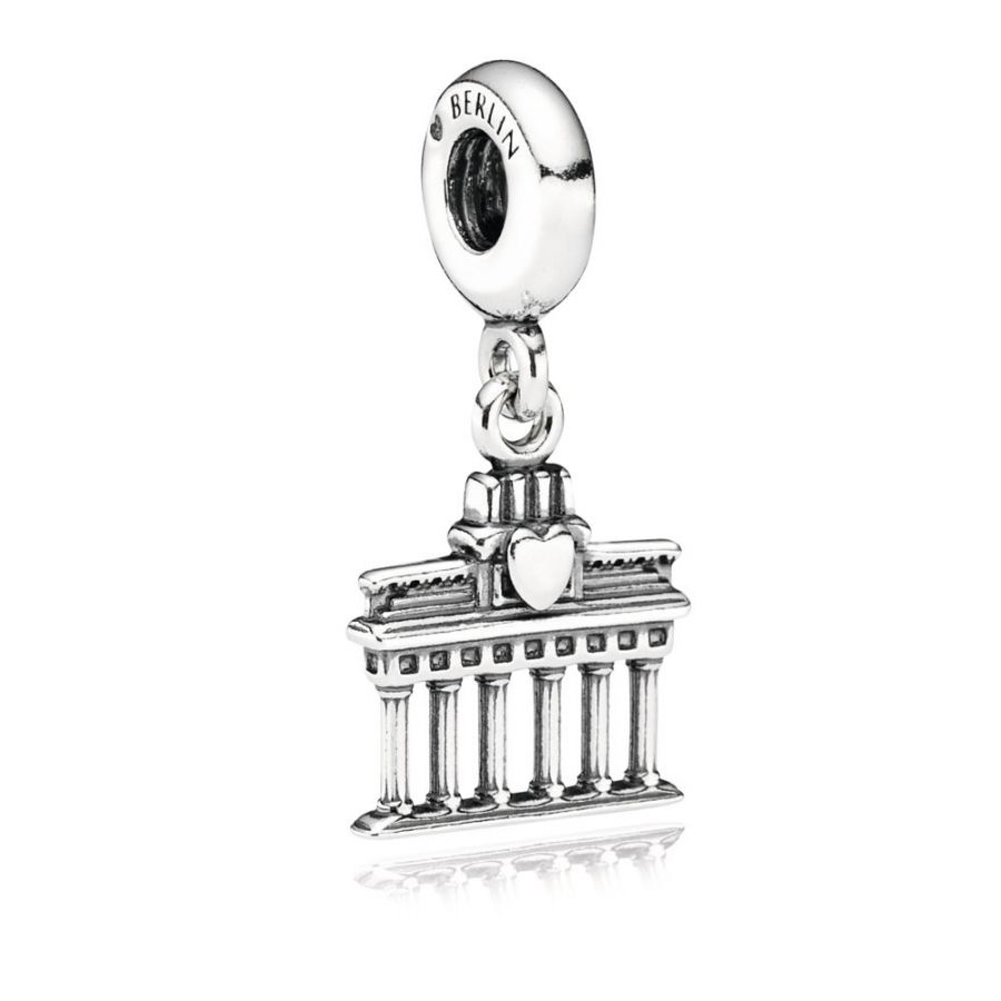 Charm-Anhänger Berlin Brandenburger Tor Sterling-Silber