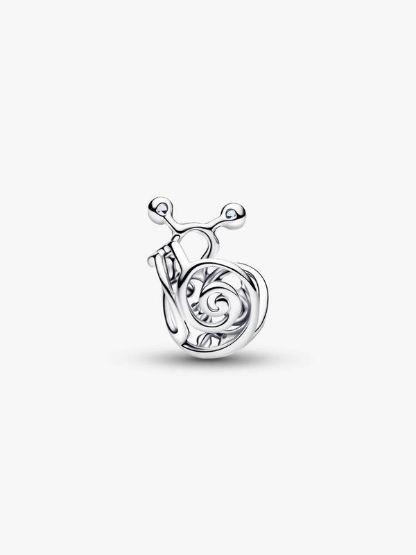 Schnecke Offen gearbeitetes Charm Sterling-Silber